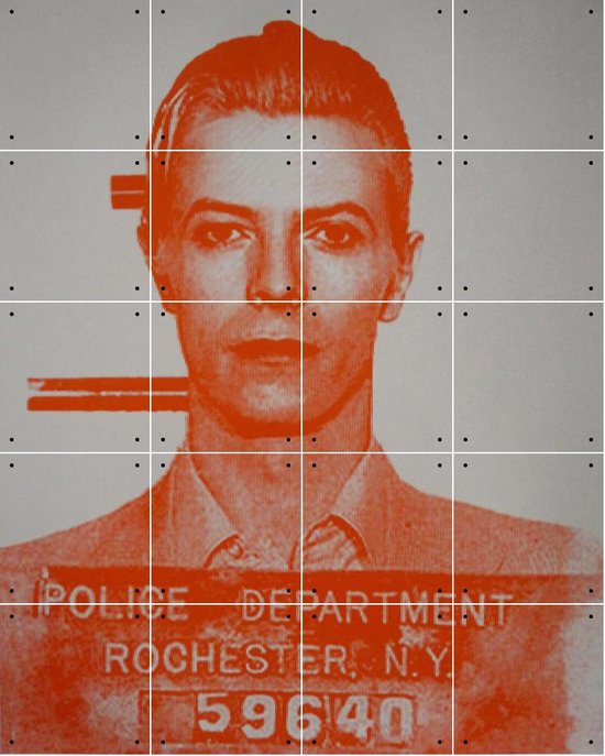 IXXI David Bowie - Wanddecoratie - Abstract - 80 x 100 cm