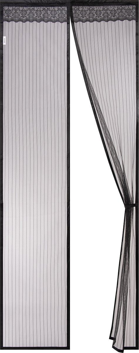 O’DADDY® Deurgordijn – Vliegengordijn - Magnetisch - Deurhor Deluxe 92 x 230 cm – Zwarte Hor – Horgordijnen - O'DADDY