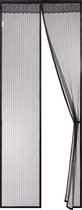 O’DADDY® Deurgordijn – Magnetisch Vliegengordijn Deluxe 92 x 230 cm – Zwarte Hor – Dikke Gordijnstof