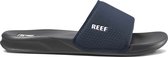 Reef One Slidenavy/White Heren Slippers - Donkerblauw/Wit - Maat 40