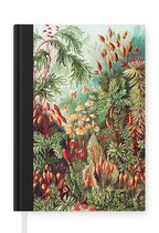 Notitieboek - Schrijfboek - Bloemen - Kunst - Vintage - Natuur - Botanisch - Notitieboekje klein - A5 formaat - Schrijfblok