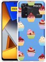 Xiaomi Poco M4 Pro Hoesje Cupcakes - Designed by Cazy
