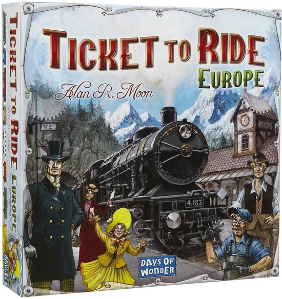 Bordspel: Ticket to Ride Europe - Bordspel, van het merk Days of Wonder