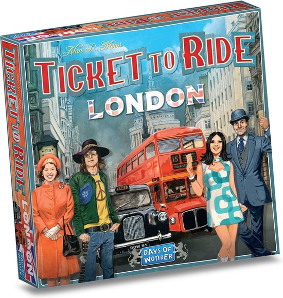Gezelschapsspel: Ticket to Ride London - Bordspel, uitgegeven door Days of Wonder