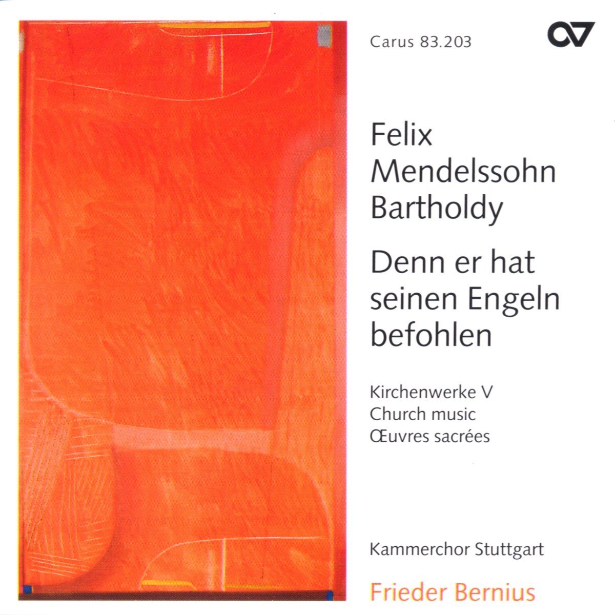Kammerchor Stuttgart - Denn Er Hat Seine Englen Befohlen ( (CD)