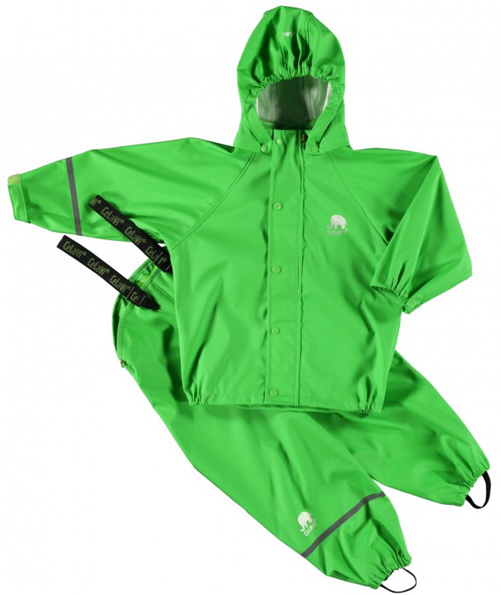Groen regenpak van CeLaVi 68/74