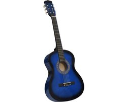 vidaXL 3/4 Klassieke Gitaar Blauw - Beginner