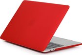 Mobigear Laptophoes geschikt voor Apple MacBook Pro 16 Inch (2019-2020) Hoes Hardshell Laptopcover MacBook Case | Mobigear Matte - Rood - Model A2141