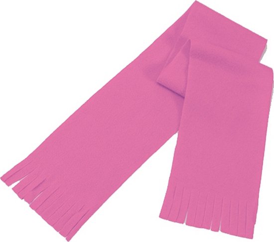Voordelige kinder fleece sjaal roze