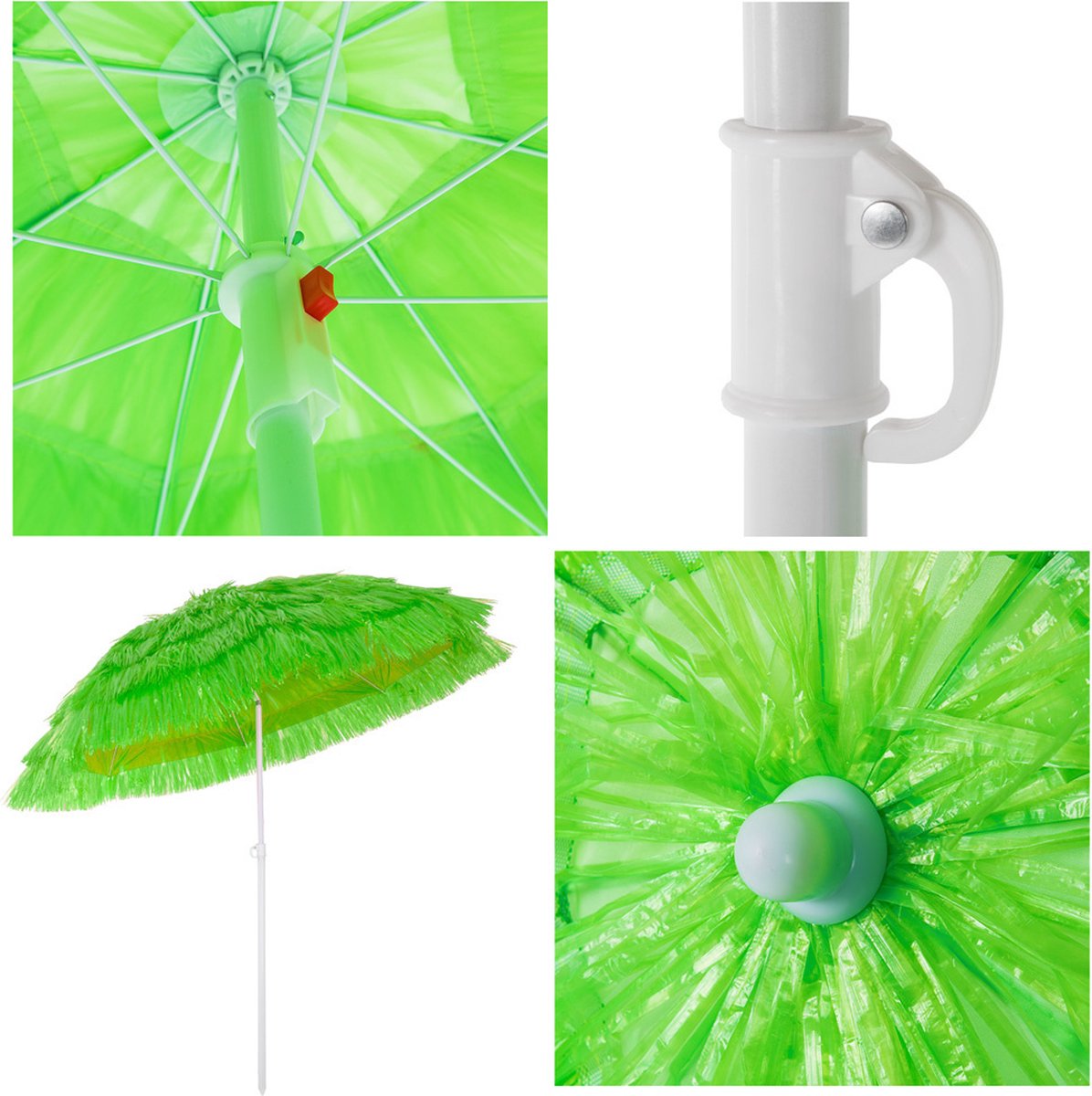 Kingsleeve Parasol Hawaii 160 cm Verstelbaar Kantelbaar Groen