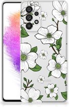 Trendy Telefoonhoesjes Geschikt voor Samsung Galaxy A73 5G Smartphone hoesje Dogwood Flowers