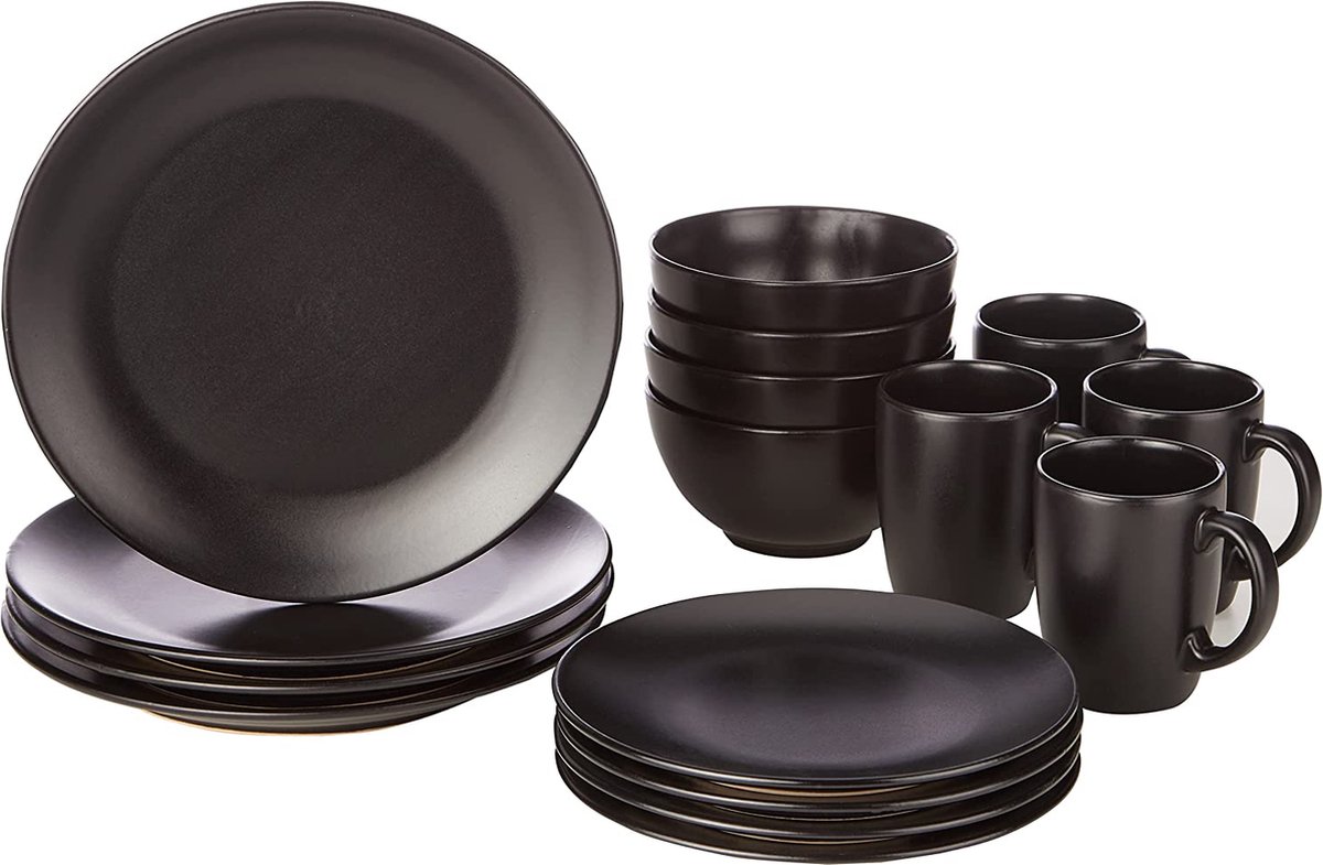 Luxe Servies - serviesset 4 persoon - dinnerset - borden, schalen, mokken set - duurzaam - premium kwaliteit