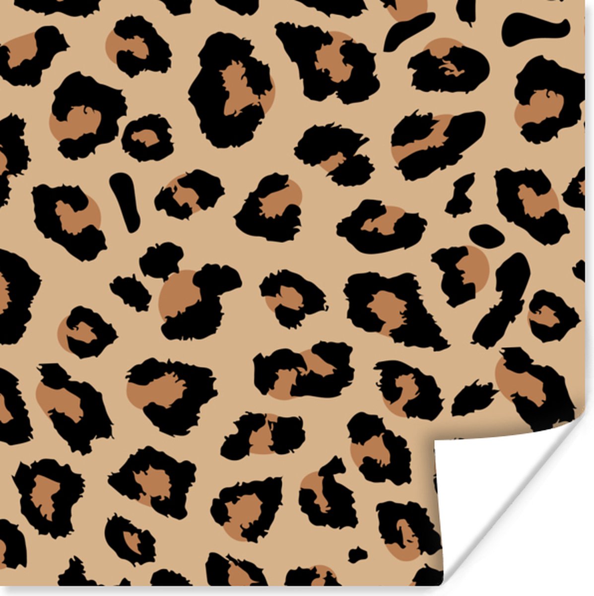 Poster Dierenprint - Design - Dieren - 30x30 cm