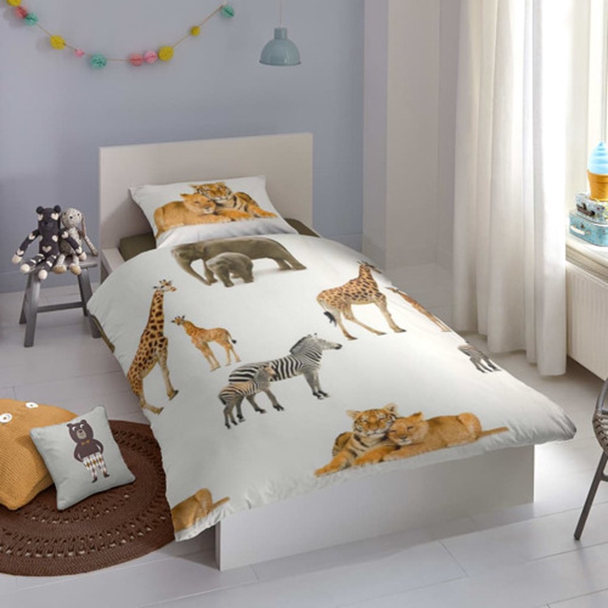 Parure de lit 120x150 kids Good Morning enfant animaux