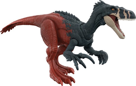 Jurassic World Dominion Roar Strikers - Megaraptor - Actiefiguur - Dinosaurus Speelgoed - Jurassic World