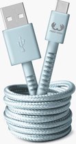 Bol.com Fresh 'n Rebel 2UCC200DB USB-kabel 2 m USB A USB C Lichtblauw aanbieding