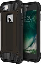 Apple iPhone SE (2020) Hoesje - Mobigear - Outdoor Serie - Hard Kunststof Backcover - Zwart - Hoesje Geschikt Voor Apple iPhone SE (2020)
