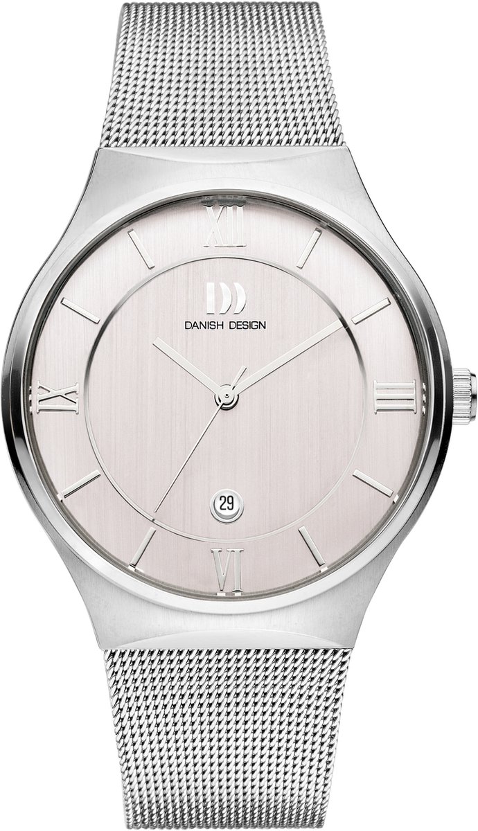 Danish Design Steel horloge - Zilverkleurig