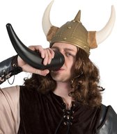 relaxdays 2 x viking helm - gallier helm - met horens - hoofddeksel