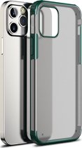 Apple iPhone 12 Pro Hoesje - Mobigear - Shockproof Serie - Hard Kunststof Backcover - Groen - Hoesje Geschikt Voor Apple iPhone 12 Pro