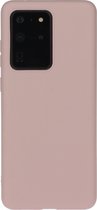 Samsung Galaxy S20 Ultra Hoesje - Mobigear - Color Serie - TPU Backcover - Roze - Hoesje Geschikt Voor Samsung Galaxy S20 Ultra