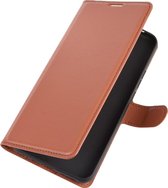 Xiaomi Redmi 9 Hoesje - Mobigear - Classic Serie - Kunstlederen Bookcase - Cognac - Hoesje Geschikt Voor Xiaomi Redmi 9