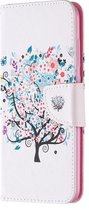 Xiaomi Redmi Note 9 Hoesje - Mobigear - Design Serie - Kunstlederen Bookcase - Tree - Hoesje Geschikt Voor Xiaomi Redmi Note 9