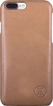Apple iPhone 8 Plus Hoesje - JT Berlin - Kreuzberg Serie - Echt Leer Backcover - Cognac - Hoesje Geschikt Voor Apple iPhone 8 Plus