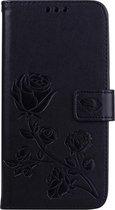 Mobigear Roses Bookcase Hoesje - Geschikt voor Xiaomi Pocophone F1 - Zwart