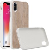 Rhinoshield SolidSuit Hardcase voor de iPhone X - Walnut White