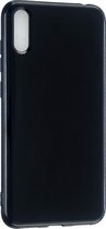 Mobigear Hoesje geschikt voor Huawei Y7 Pro (2019) Telefoonhoesje Flexibel TPU | Mobigear Colors Backcover | Y7 Pro (2019) Case | Back Cover - Zwart