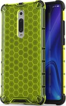 Mobigear Honeycomb Hardcase Hoesje - Geschikt voor Xiaomi Mi 9T Pro - Groen