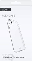 Samsung Galaxy Note 10 Lite Hoesje - XQISIT - Flex Serie - TPU Backcover - Transparant - Hoesje Geschikt Voor Samsung Galaxy Note 10 Lite
