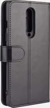 OnePlus 8 Hoesje - Mobigear - Classic Serie - Kunstlederen Bookcase - Zwart - Hoesje Geschikt Voor OnePlus 8
