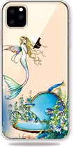 Apple iPhone 11 Pro Max Hoesje - Mobigear - Design Serie - TPU Backcover - Mermaid - Hoesje Geschikt Voor Apple iPhone 11 Pro Max