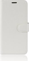 Xiaomi Mi 8 SE Hoesje - Mobigear - Classic Serie - Kunstlederen Bookcase - Wit - Hoesje Geschikt Voor Xiaomi Mi 8 SE