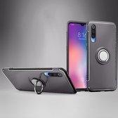 Xiaomi Mi 9 Hoesje - Mobigear - Armor Ring Serie - Hard Kunststof Backcover - Grijs - Hoesje Geschikt Voor Xiaomi Mi 9