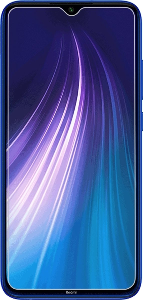 Mobigear Screenprotector geschikt voor Xiaomi Redmi Note 8 Glazen | Mobigear Screenprotector - Case Friendly