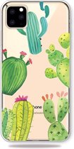 Apple iPhone 11 Pro Max Hoesje - Mobigear - Design Serie - TPU Backcover - Cactus - Hoesje Geschikt Voor Apple iPhone 11 Pro Max