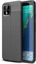 Google Pixel 4 XL Hoesje - Mobigear - Luxury Serie - TPU Backcover - Zwart - Hoesje Geschikt Voor Google Pixel 4 XL