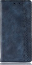 Mobigear Sensation Bookcase Hoesje - Geschikt voor Motorola One Vision - Blauw