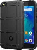 Xiaomi Redmi Go Hoesje - Mobigear - Rugged Shield Serie - TPU Backcover - Blauw - Hoesje Geschikt Voor Xiaomi Redmi Go