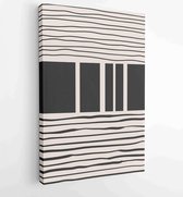 Earth tones organic shape Art design for poster, print, cover, wallpaper, Minimal and natural wall art. 3 - Moderne schilderijen – Vertical – 1873831111 - 50*40 Vertical