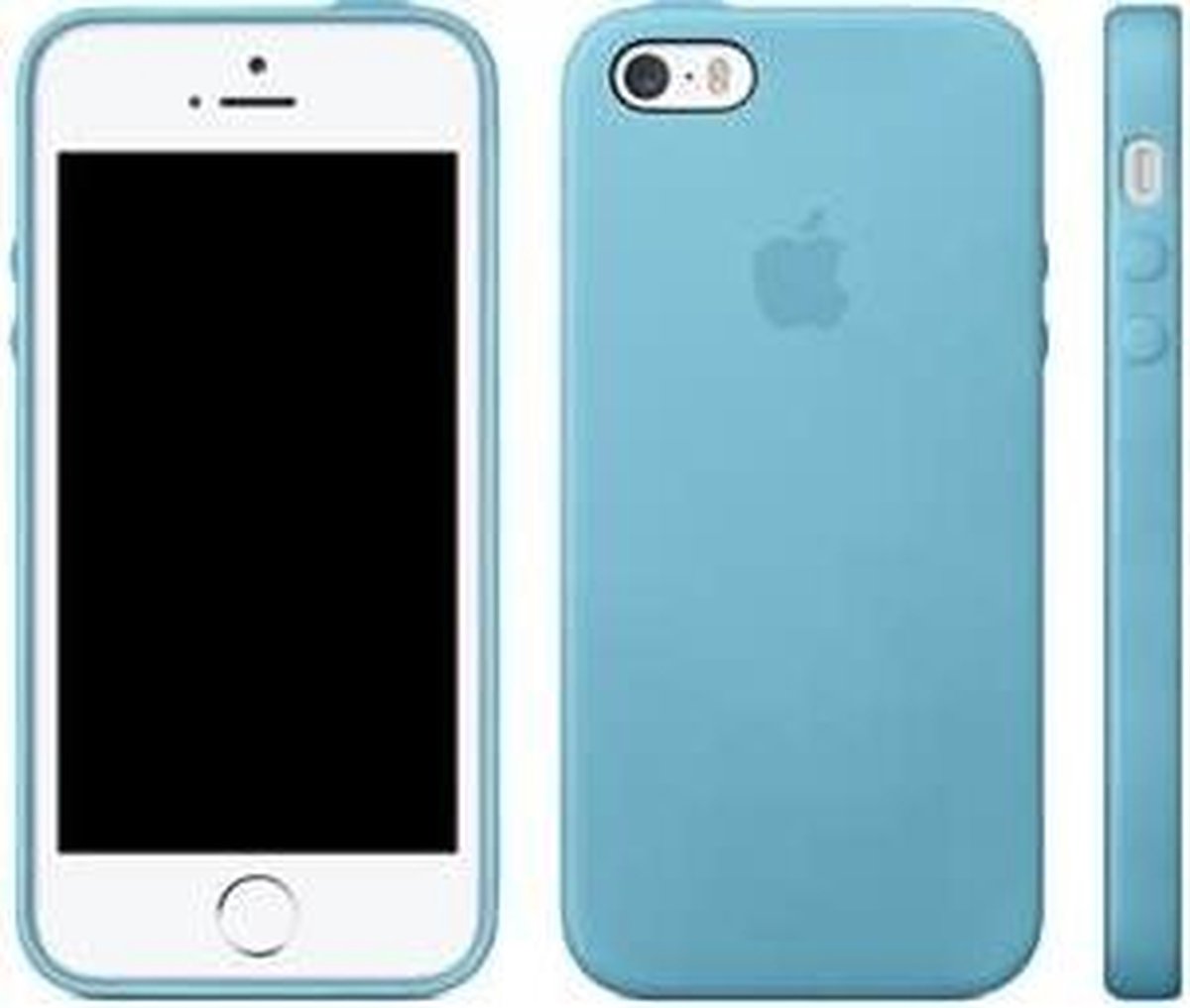 liberaal Botsing Snoep Apple iPhone SE/5/5S hoesje van leer - Blauw | bol.com