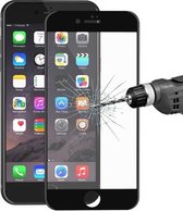 ENKAY voor iPhone 8 & iPhone 7 Ultradunne 0,2 mm 9H Oppervlaktehardheid Zachte koolstofvezel 3D Curverd Arc Explosieveilig gehard glas Film op volledig scherm (zwart)