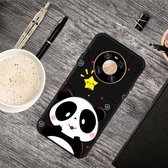 Voor Huawei Mate 40 Pro olie reliëf gekleurd tekening patroon schokbestendig TPU beschermhoes (schattige beer)