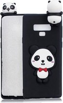 Voor Galaxy Note 9 3D Cartoon Pattern Shockproof TPU beschermhoes (Red Bow Panda)