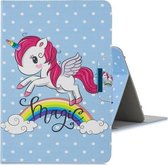 Voor 10 inch Tablet PC Universele Gekleurde Tekening Horizontale Flip PU Lederen Case met Houder & Card Slot (Little Pegasus)