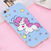 Voor iPhone 6 & 6s Noctilucent IMD Horse Pattern Soft TPU Back Case Protector Cover