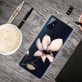 Voor OnePlus Nord N100 Gekleurde tekening Clear TPU beschermhoesjes (A Lotus)